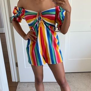 ASOS Striped Romper
